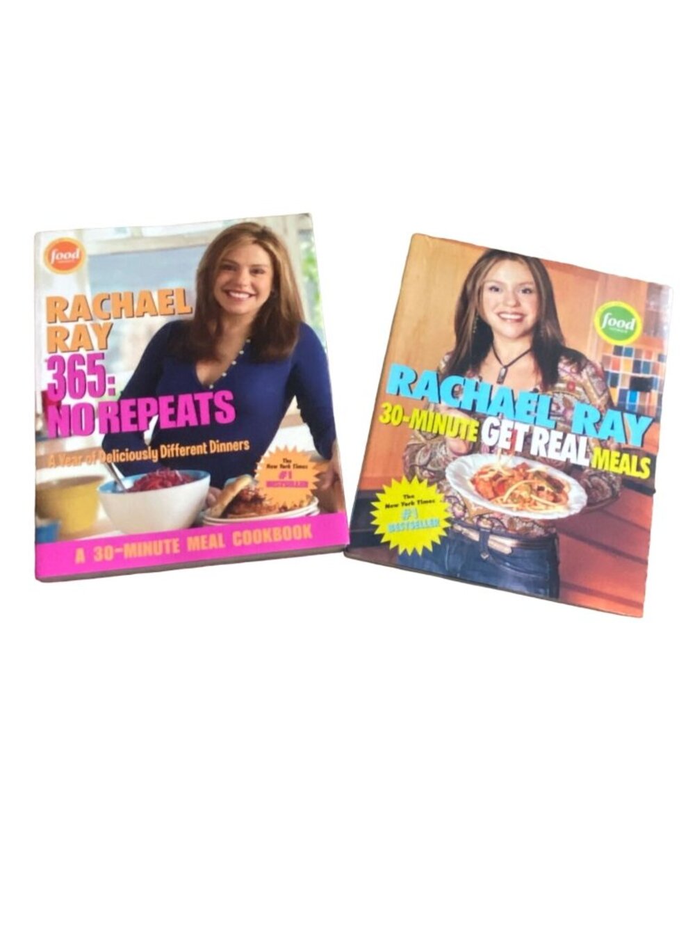 Food Network Rachael Ray 30 Minute Meals Cookbooks-Good Condition